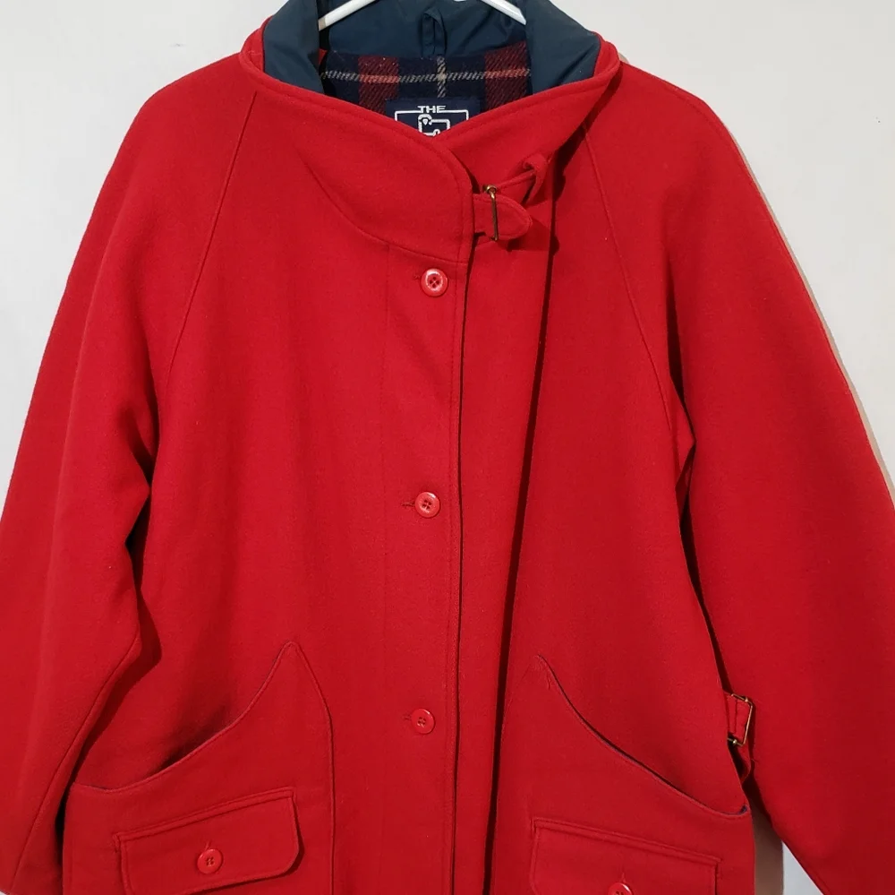 Woolrich wool coat red long coat - Picture 4 of 13